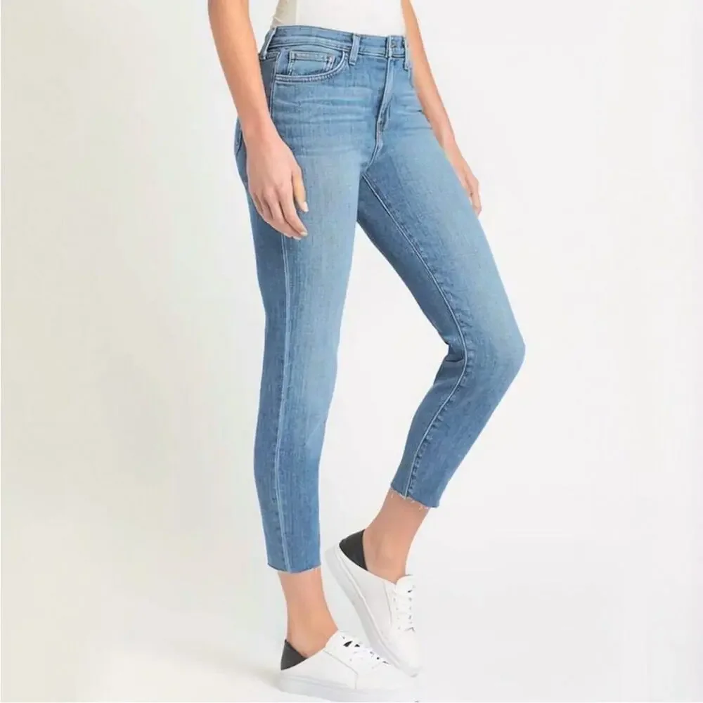 L’agence El Matador French Slim Fit Raw Hem Ankle Skinny Jean 26